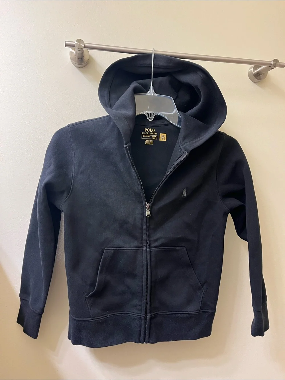 Polo by Ralph Lauren Kids Black Zip Hoodie